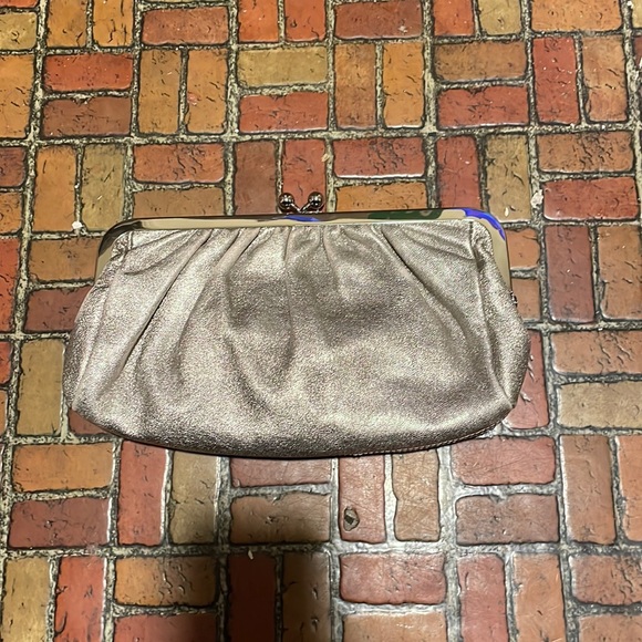 express clutch silver